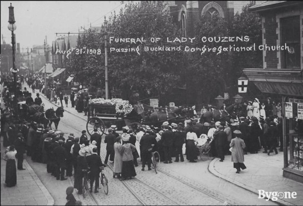 Funeral of Lady Couzens, Buckland 1908