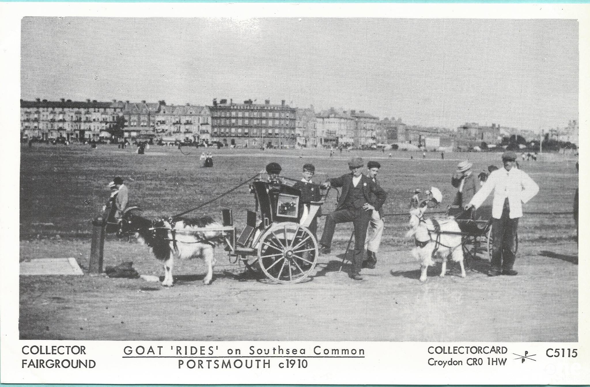 Goat "Rides" on Southsea Common