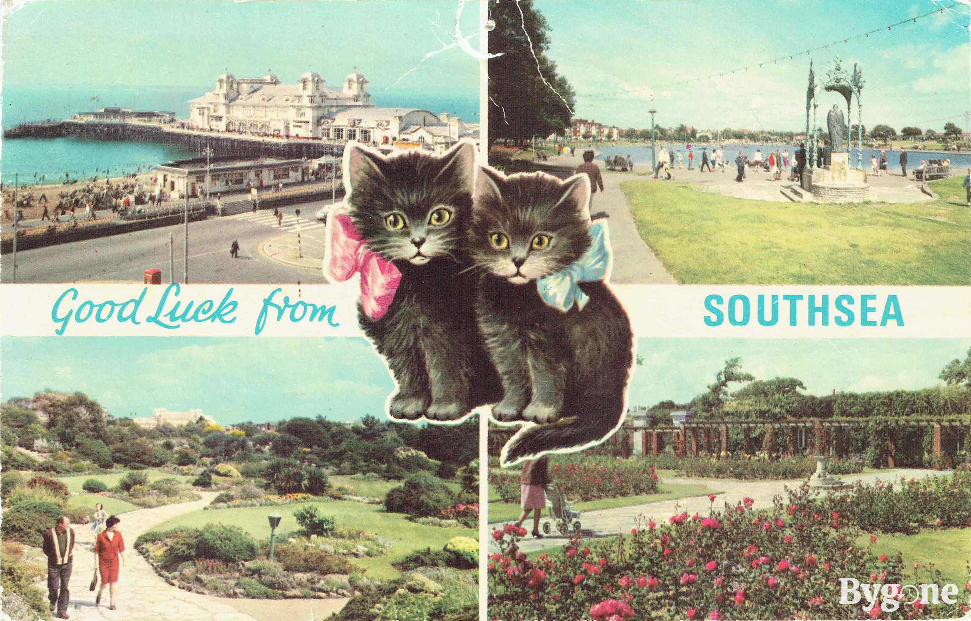 Good Luck from Southsea, Postcard