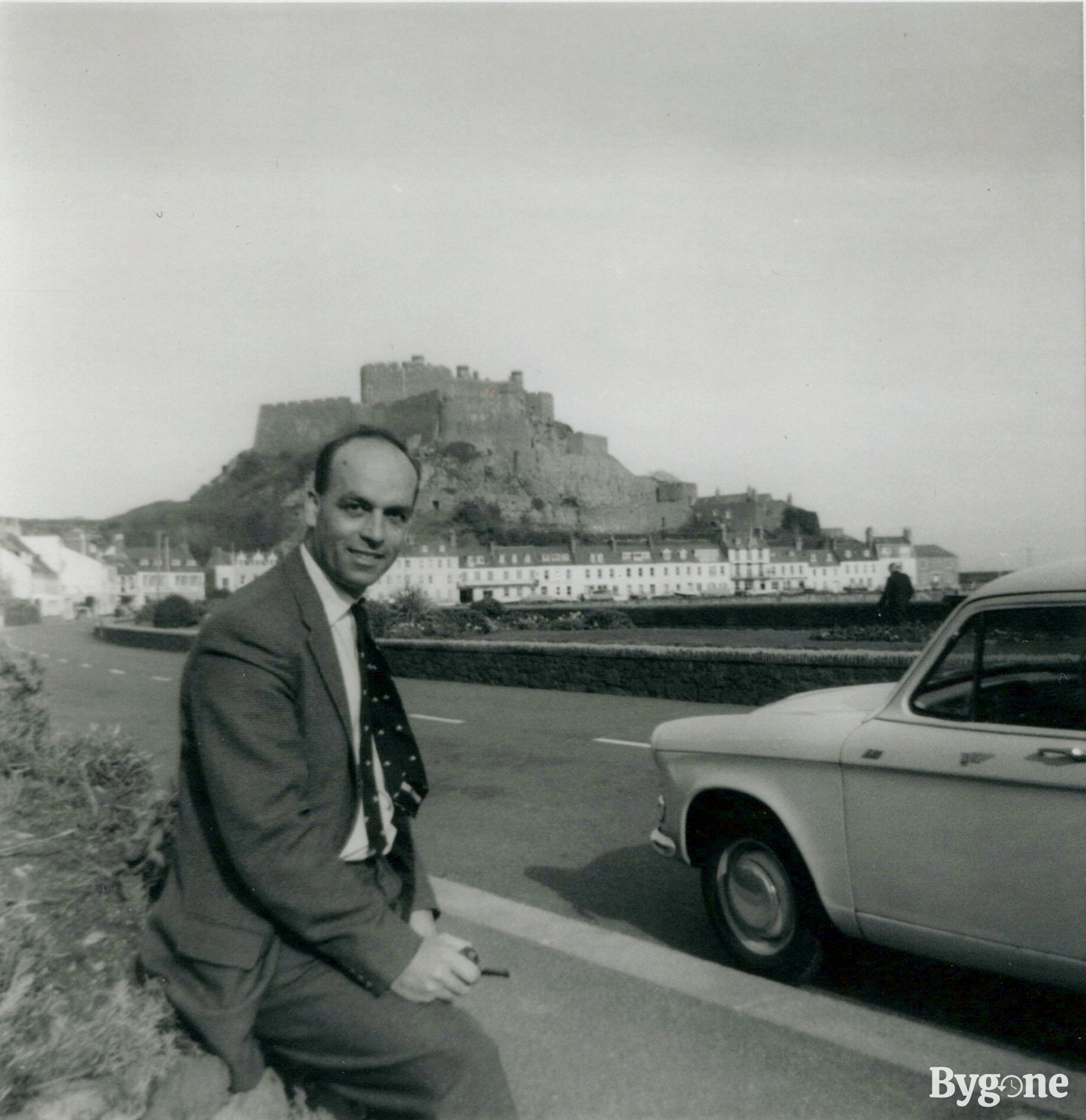 Gorey Road, showing Gorey and Mont Orgueil, 1960s