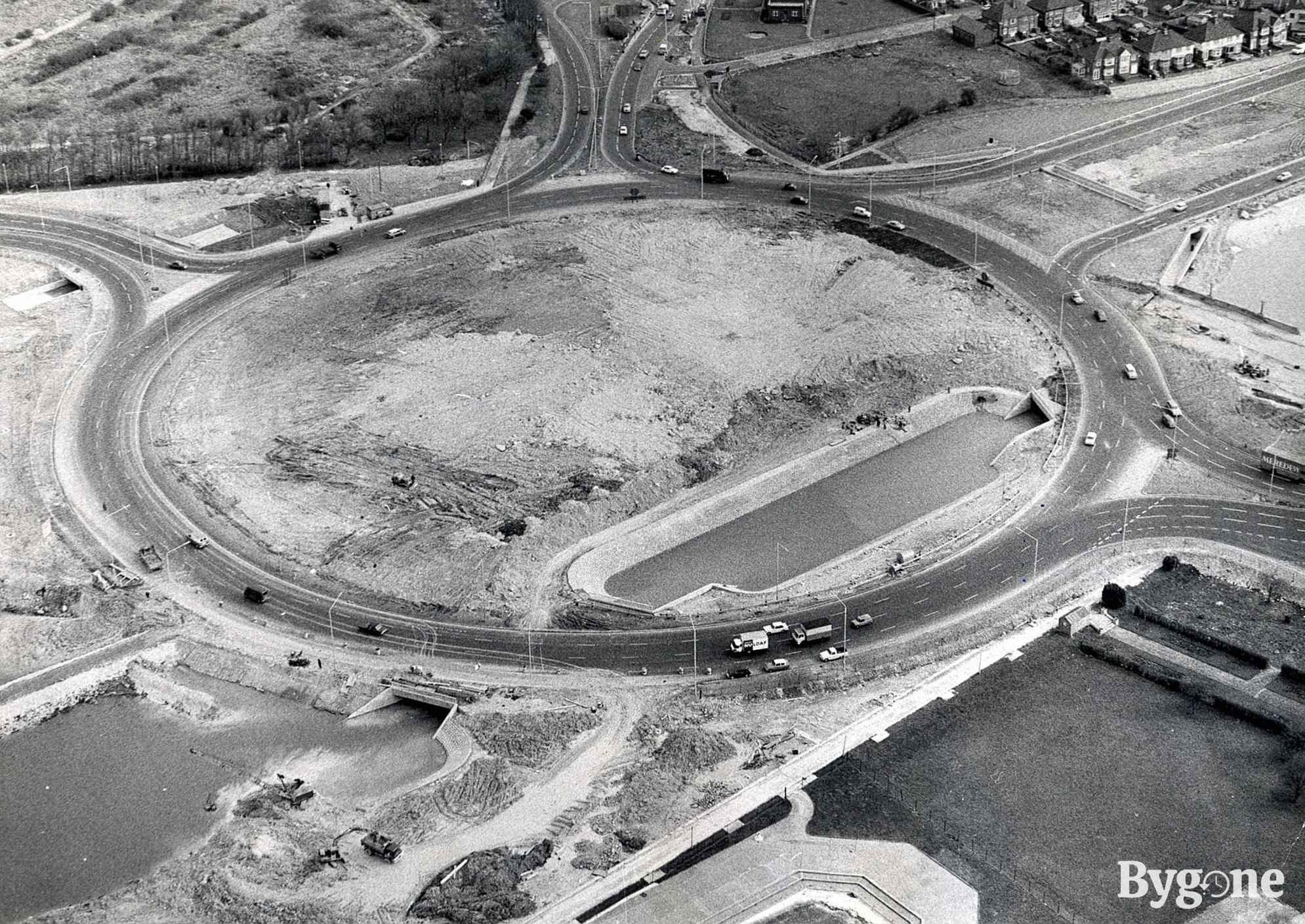 Portsbridge Roundabout, 1970
