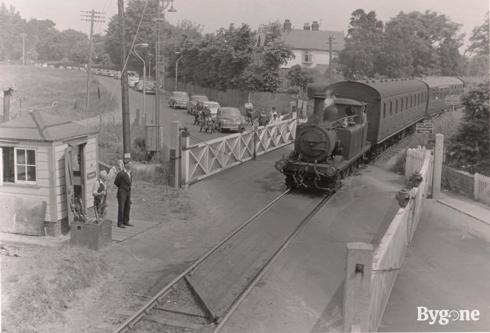 Railway Crossing on the Hayling Billy Line, Langstone
