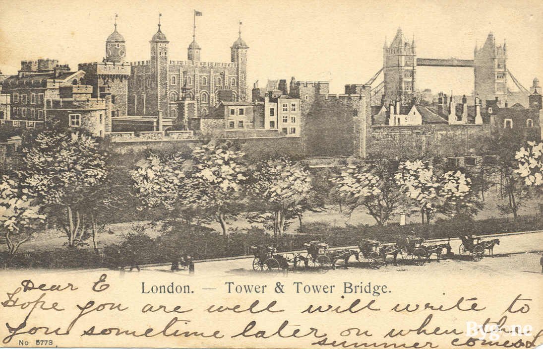 Tower and Tower Bridge, London