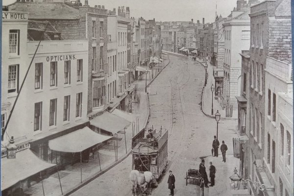 High Street, Old Portsmouth. Viewed from Square Tower