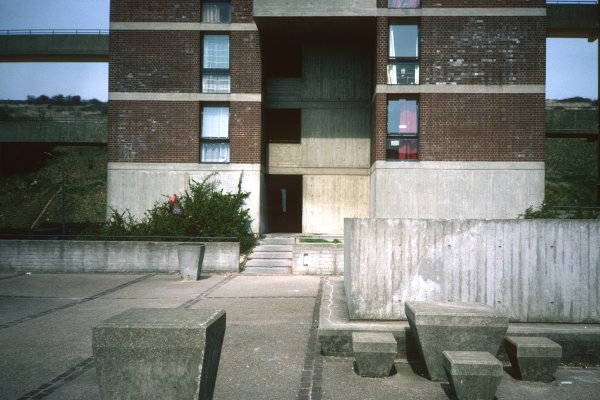 Base of 17-storey block on Portsdown Park Estate