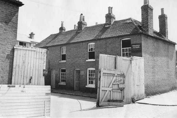Dock mill cottages, 1970
