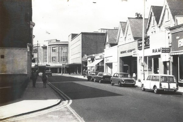 Clarendon Road, looking West 1975