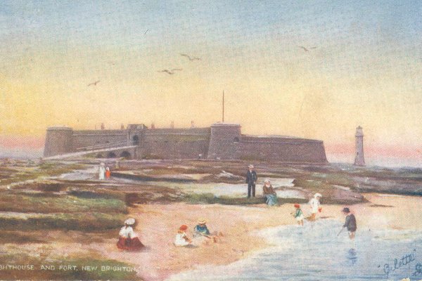 Lighthouse and Fort, New Brighton