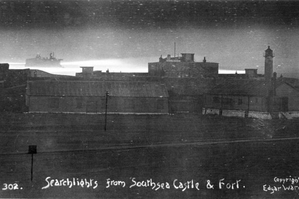 Searchlights from Southsea Castle & Fort